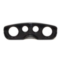 Lund Boat Blank Gauge Panel - 18 1/4 X 5 7/8 Inch Metallic Black