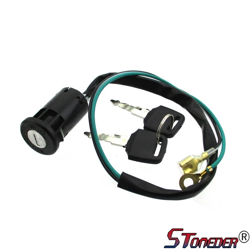 STONEDER 2 Wire Ignition Key Switch for Mini Dirt Pocket Bike Kids ATV Quad