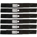 6 Pack: Mulching Blade Fits John Deere Replaces M128485