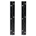 Bombardier Boat Piano Hinges - 8 X 1 1/8 Inch Black Stainless (pair)
