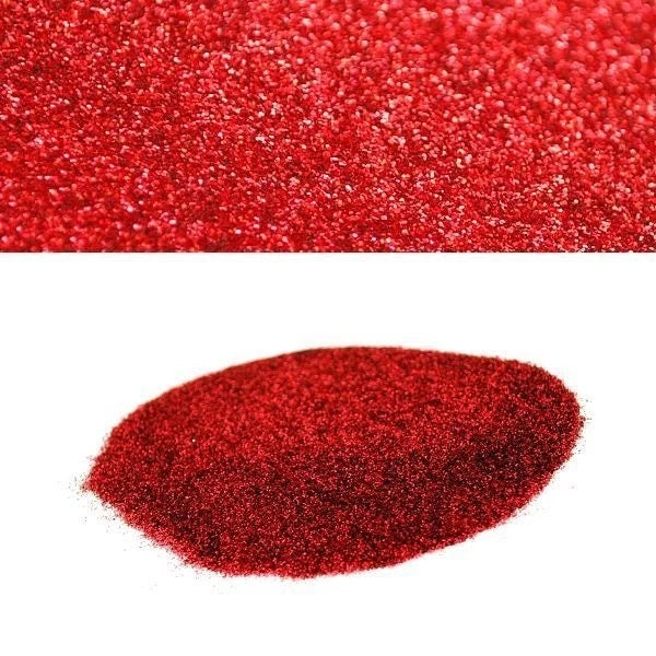 Car Motorcycle RV Boat Glitter Flake 135661 - Fire Red 8oz