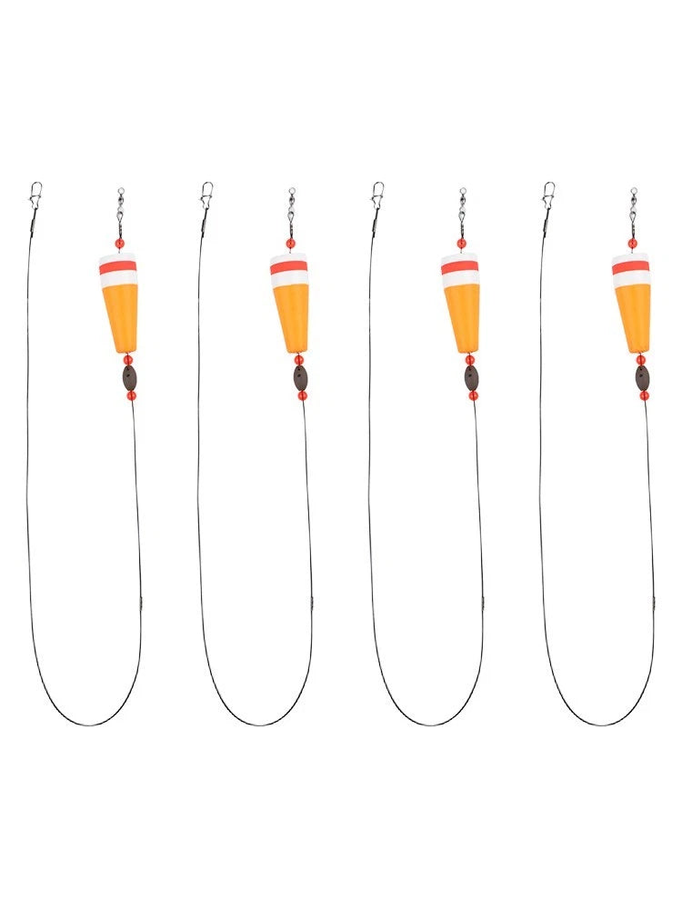 Set of 4 Weighted Fishing Floats Bobbers Popping Cork Trout Float Rig 12oz 34oz