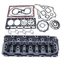 V1505 Cylinder Head&Full Gasket Kit 6692539 for Kubota Engine Bobcat Excavator