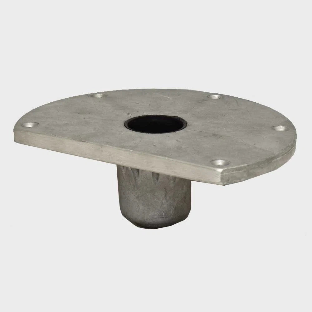 Springfield Boat Table Base - 9 Inch Galvanized Aluminum