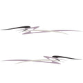Palm Beach Boat Graphic Decal 139385-02 - 97 X 11 1/8 Inch Plum (2PC)