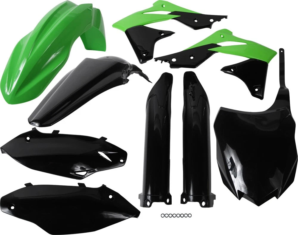 ACERBIS Full Plastic Kit Green – Fits Kawasaki KX250F 2013-2016 Offroad