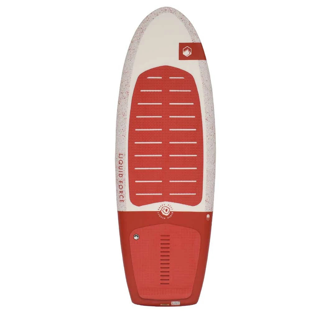 Liquid Force Boat Happy Pill Wakesurf Board 2225248 - 4.10 FT White Red