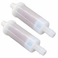 2X 1/4" Johnson/Evinru de/OMC Outboard Inline Gas Fuel Filter 0398327 398327