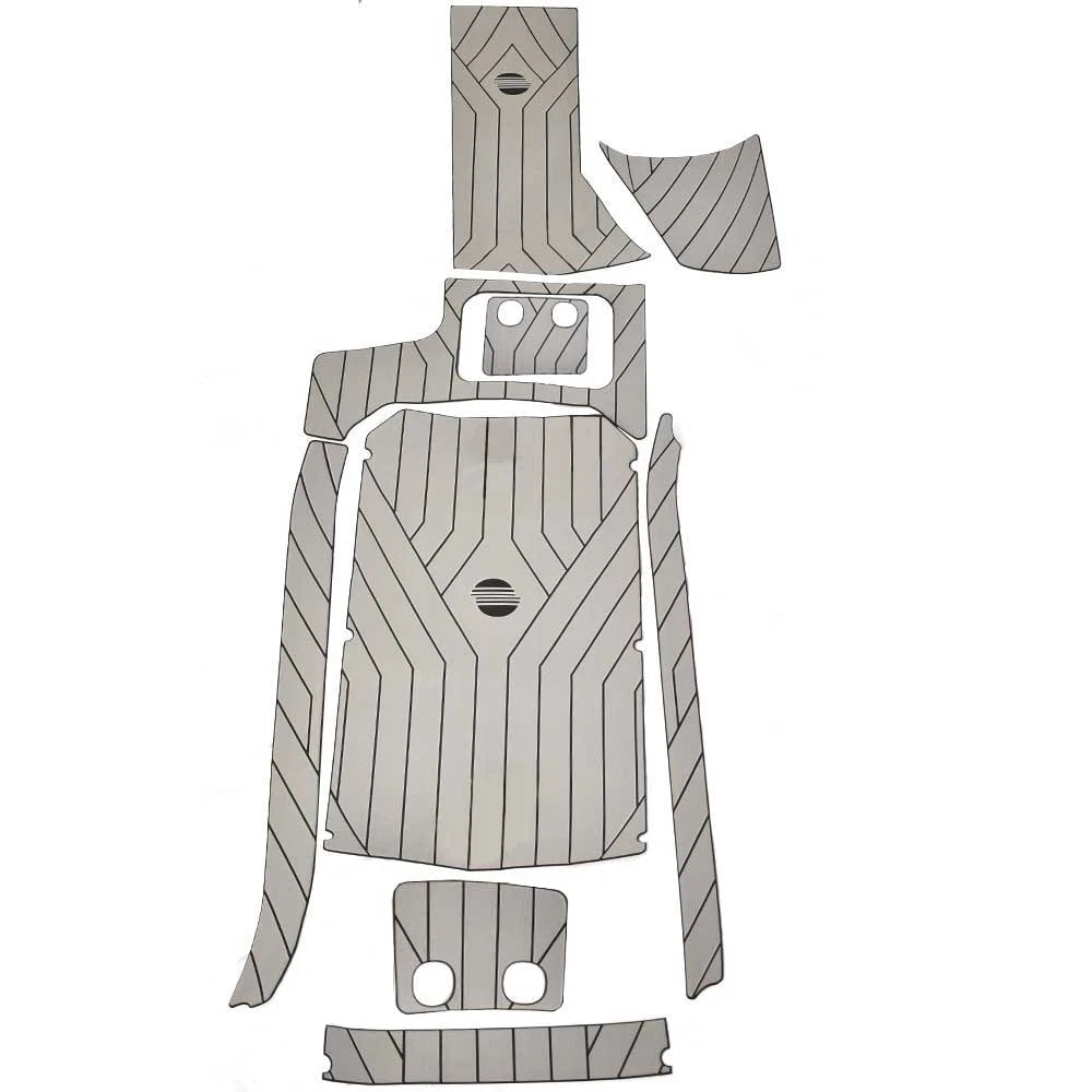 Malibu Boat Non-Skid Deck Flooring 4744218 - MXZ 22 Gray 2017 (9 PC)