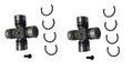 2Pc U-Joint MerCruiser Alpha One 1 Gen 2 Bravo Universal U Joint Ujoint 805536A2
