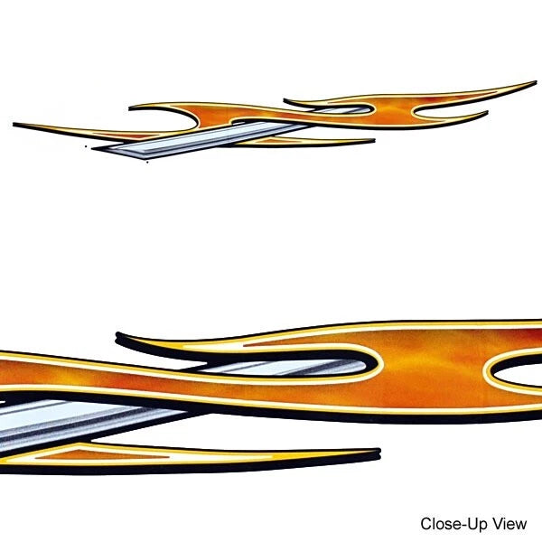 MasterCraft Boat Graphic Decal 7581433 - OEM 2005 X-30 Yellow Orange