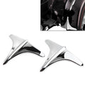 Chrome Rear Fender Accents Leading Front Edge Trim for Harley Touring 2009-2017