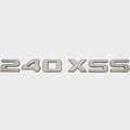 Crownline Boat Raised Emblem Decal 23422 - 240 SSX Sticker Silver