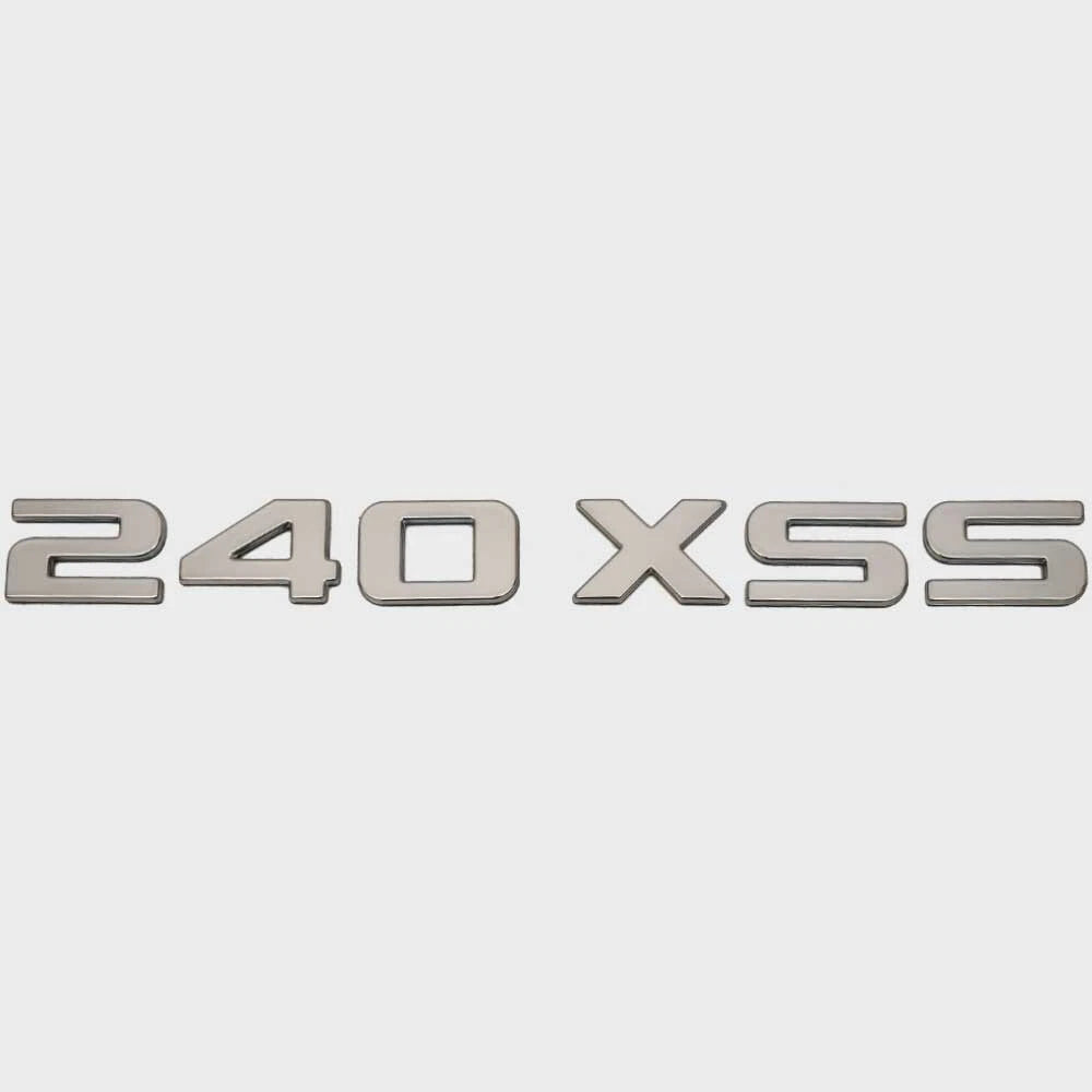 Crownline Boat Raised Emblem Decal 23422 - 240 SSX Sticker Silver