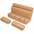 Aviara Boat Bench Seat 48776-H-FMS - with Flip-Up Cushions Brown (3PC)