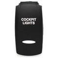 Carling Boat Rocker Switch - Cockpit Lights On/Off/On 12VDC - 20A