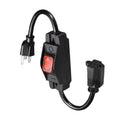 Good Quality 3-Prong Outdoor Extension Cord with Waterproof Switch Copper Wire
