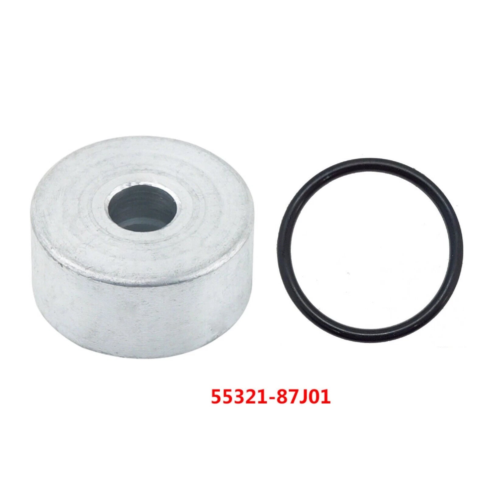 Marine Round Zinc Anode &O-Ring 55321-87J01 Oxidation Resistant Zinc Anode Block