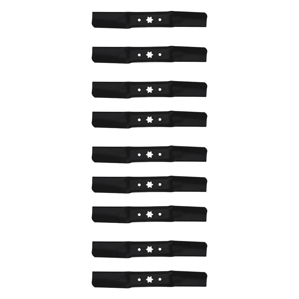 9 Pack: Lawn Mower Blade Fits Massey Ferguson Replaces 742-05052A