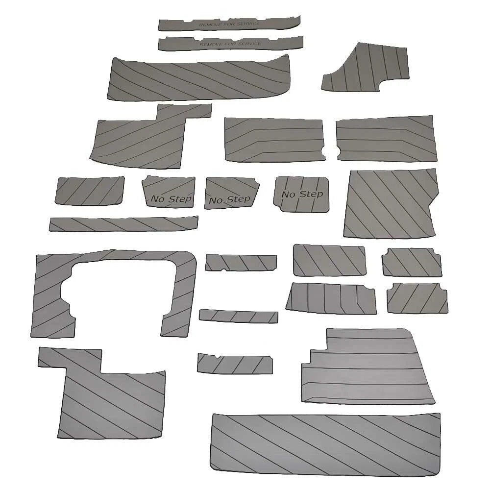 Malibu Boat Non-Skid Storage Mats 4745078 - M235 Gray 2018 (kit)