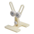 Smooth Wheels Fishing Rod Winding Machine Stand Adjustable for Various Sizes