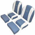 Ranger Boat Leaning Post Seat Cushions - 2510 - 2360 Bay Blue White