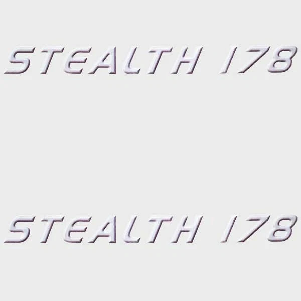 Misty Harbor Pontoon Boat Decals - Stealth 178 Gray Stickers (pair)