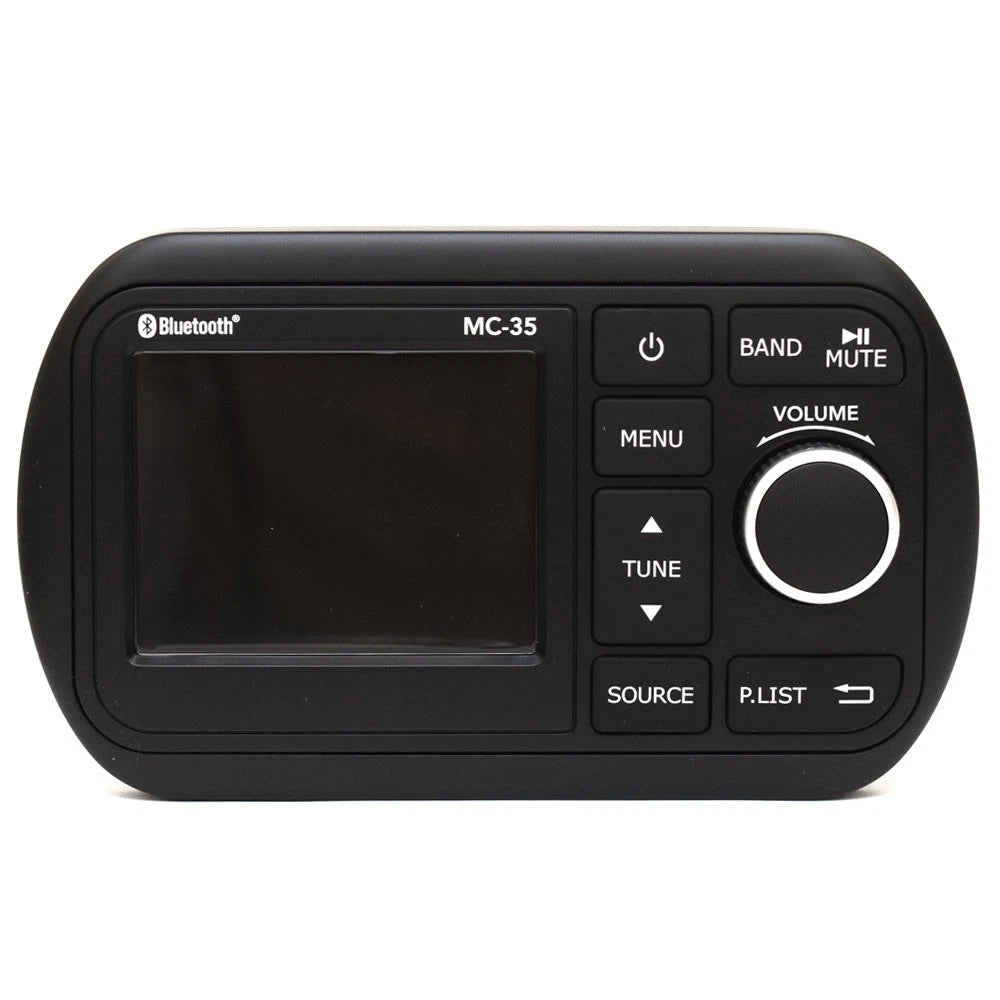 Prospec Boat Bluetooth Media Receiver Remote MC-35 - 3 1/2 Inch LCD
