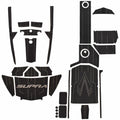 Supra Boat Non-Skid Deck Mats 122090 - SR GatorStep Black Gray (kit)