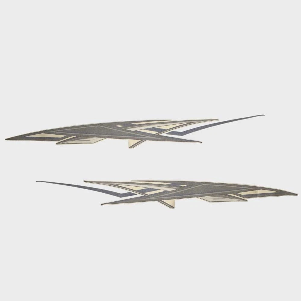 Crestliner Boat Graphic Hull Decal 2201444 - Super Hawk (set of 4)