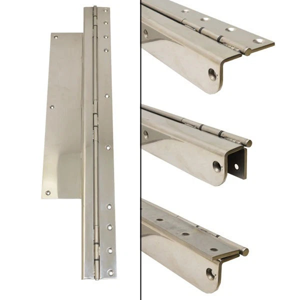 Boat Head Door Complex Hinge PB5562926 - 30 X 7 1/4 Inch Aluminum
