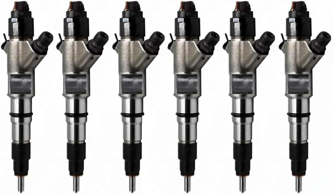 6X Fuel Injector 0445-120-399 for Caterpillar C4.4 C7.7 M315D2 M317D2 320D2