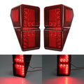 Red UTV Brake Tail Light Rear Left+Right for Polaris Ranger 1000 XP CREW 2019-21