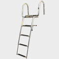 Garelick Pontoon Boat Folding Ladder 19617-48 - 4 Step 56 1/4 Inch