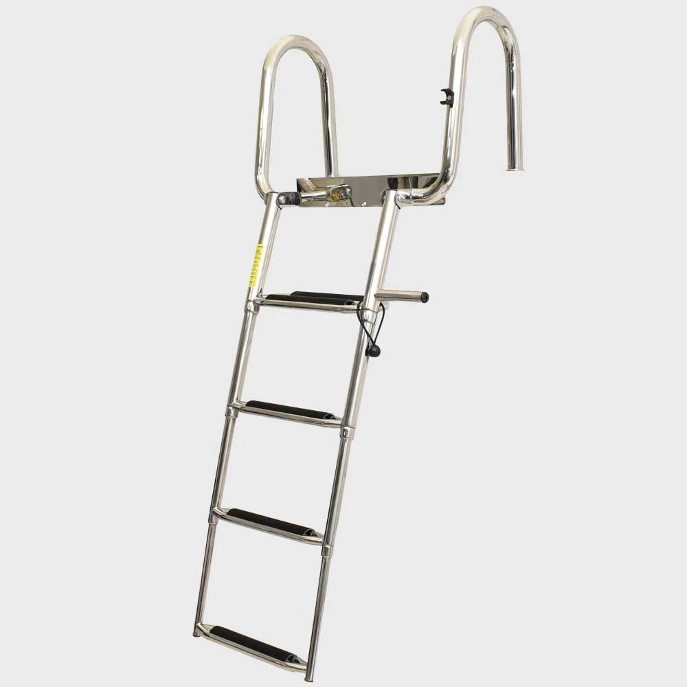 Garelick Pontoon Boat Folding Ladder 19617-48 - 4 Step 56 1/4 Inch