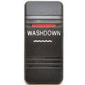 Carling Boat Rocker Switch Plate - Washdown Black Actuator