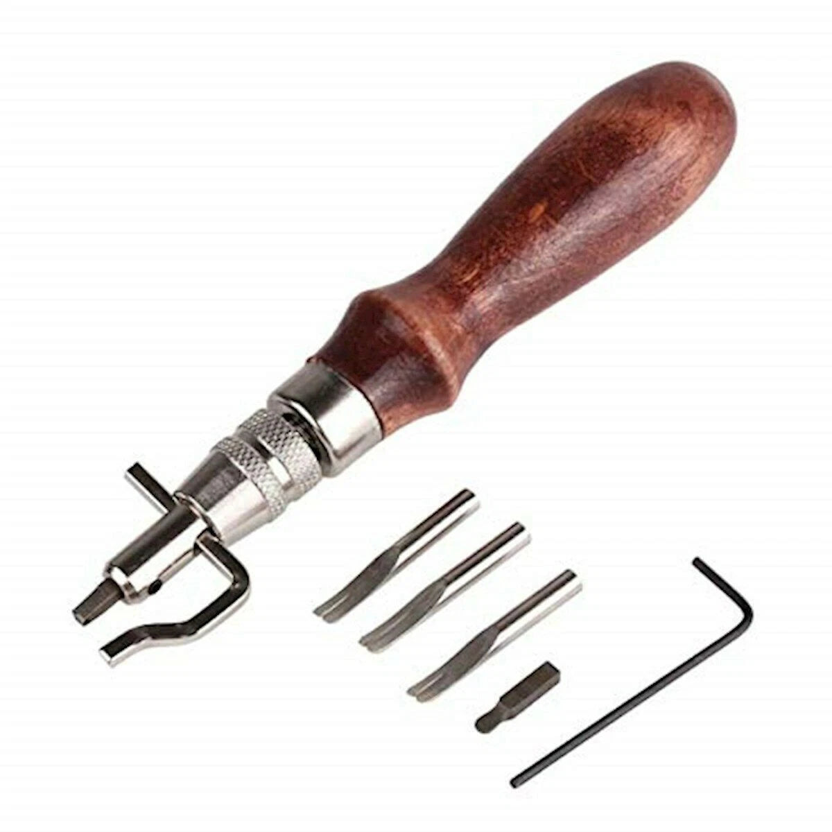 Leather Craft Stitching Groover Skiving Edger Beveler Leather Working Tools