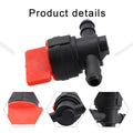 8mm,In-Line Petrol On-Off Fuel Tap Switch Valve Accessory - Motorcycle/Bik e/ATV