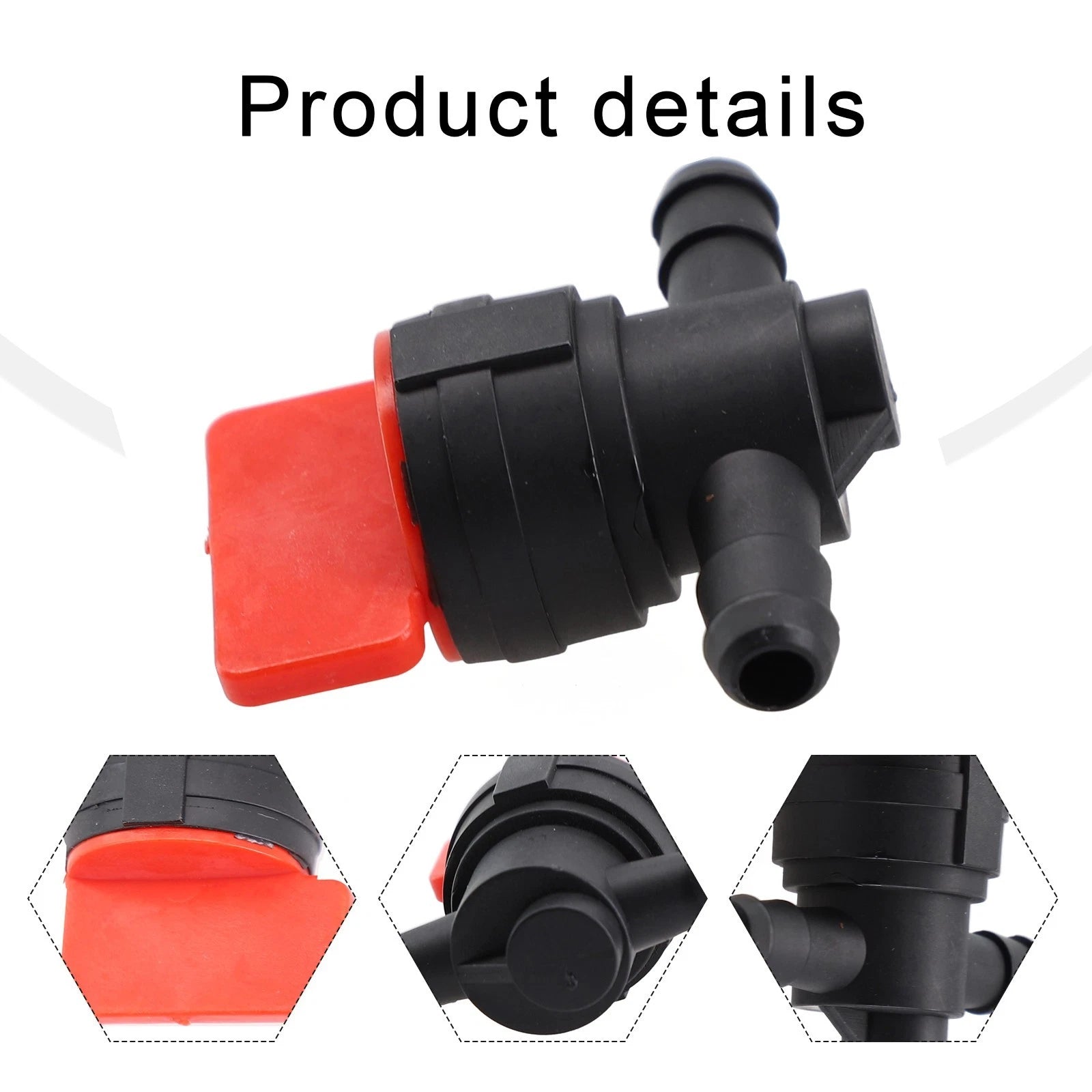 8mm,In-Line Petrol On-Off Fuel Tap Switch Valve Accessory - Motorcycle/Bik e/ATV