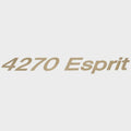 Cruisers Boat Model Decal Sticker V0997100 - 4270 Esprit Champagne
