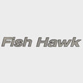 Crestliner Boat Model Decal 2201468 - Fish Hawk Silver Black Sticker