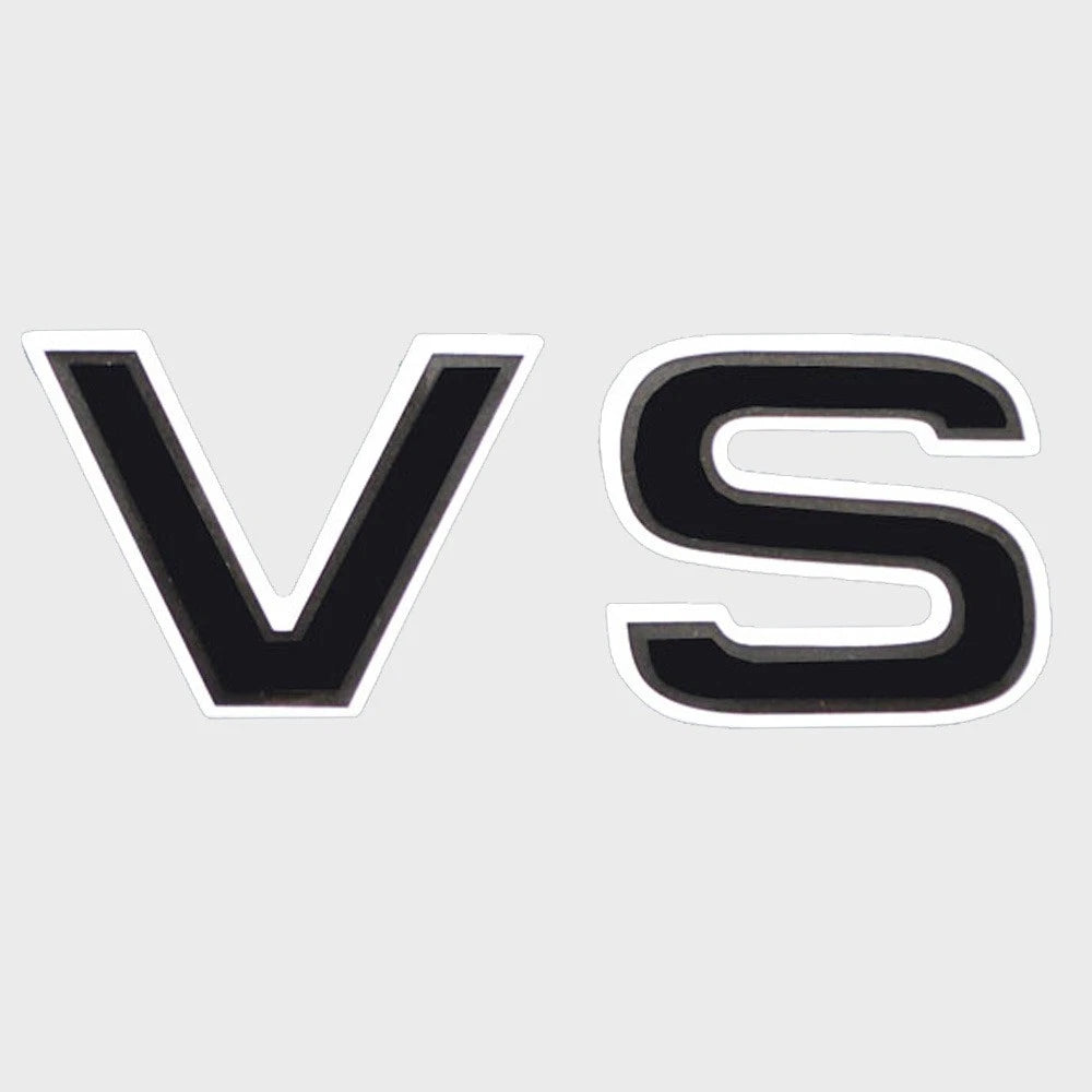 Ranger VS Boat Raised Decal 7604661 - Black White Sticker