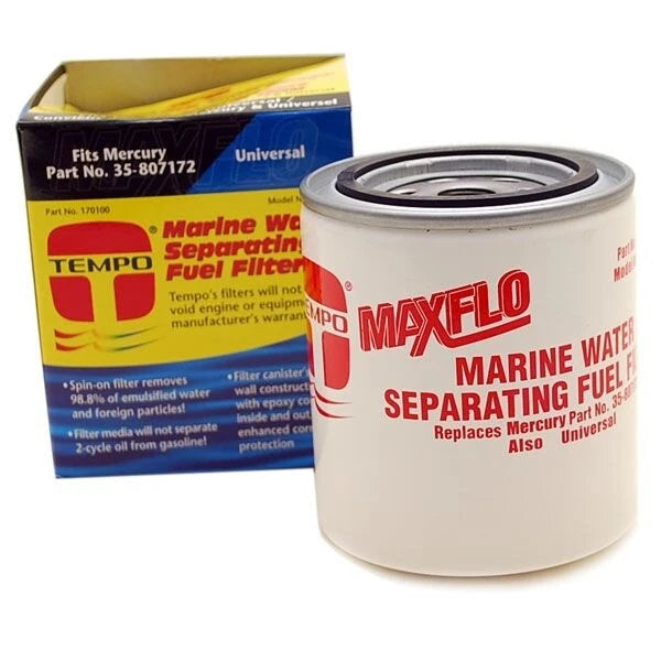 Tempo Boat Fuel Filter MF11 170100 - Water Separating 35-60494-1