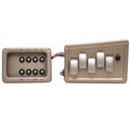 G3 Boat Switch Panel Set 73422845 - Brushed Brown Plastic (2 PC)