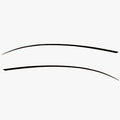Tracker Boat Tapered Stripe Decal - 10 Ft Port - STBD Black (2 Piece)
