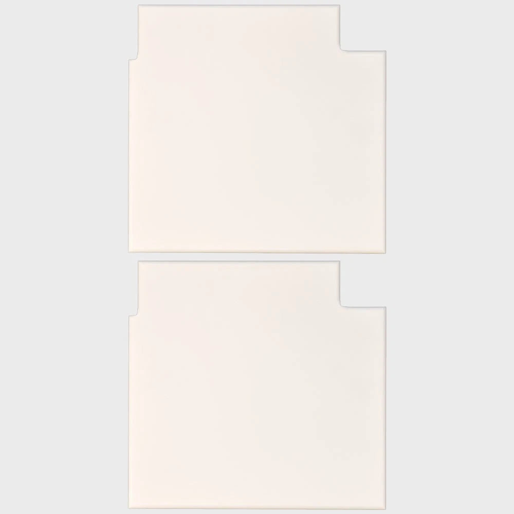 Boat Backing Plates - 6 3/4 X 7 Inch White Starboard (pair)