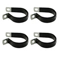 Tracker Marine OEM Galvanized 2 Inch Boat Cushioned Loop Clamps (set of 4)