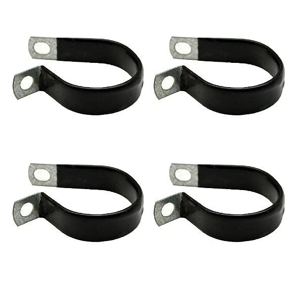 Tracker Marine OEM Galvanized 2 Inch Boat Cushioned Loop Clamps (set of 4)