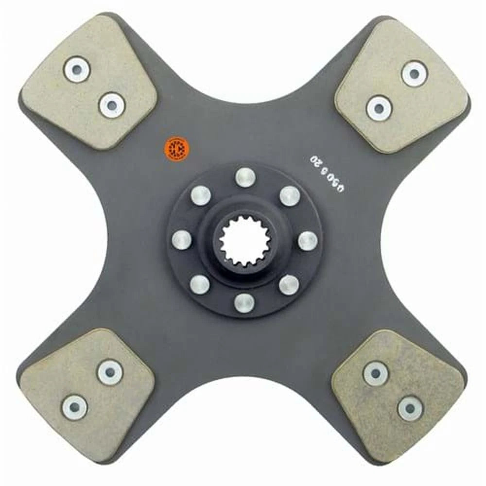 R63700 11" Transmission Disc, 4 Pad, with 1" 15 Spline Hub - Fits John Deere
