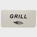 Chaparral Boat Graphic Decal 14.00670 - Grill White Sticker